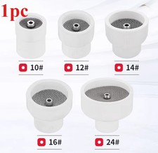 Boquilla de cerámica blanca taza de alúmina para antorcha de soldadura Tig cerámica taza de soldadura TIG