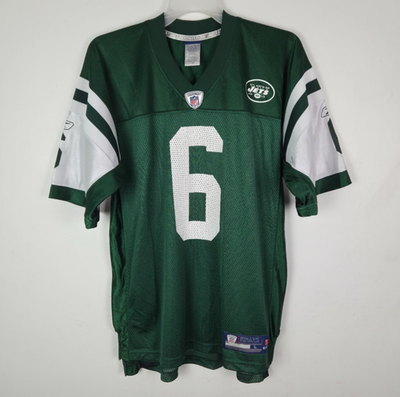 REEBOK On Field NFL New York Jets Mark Sanchez #6 Green Jersey