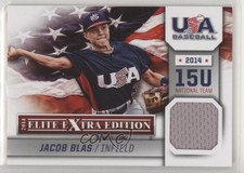 2014 Panini Elite Extra Edition USA Baseball 15U Game Jerseys Jacob Blas #18 1u6