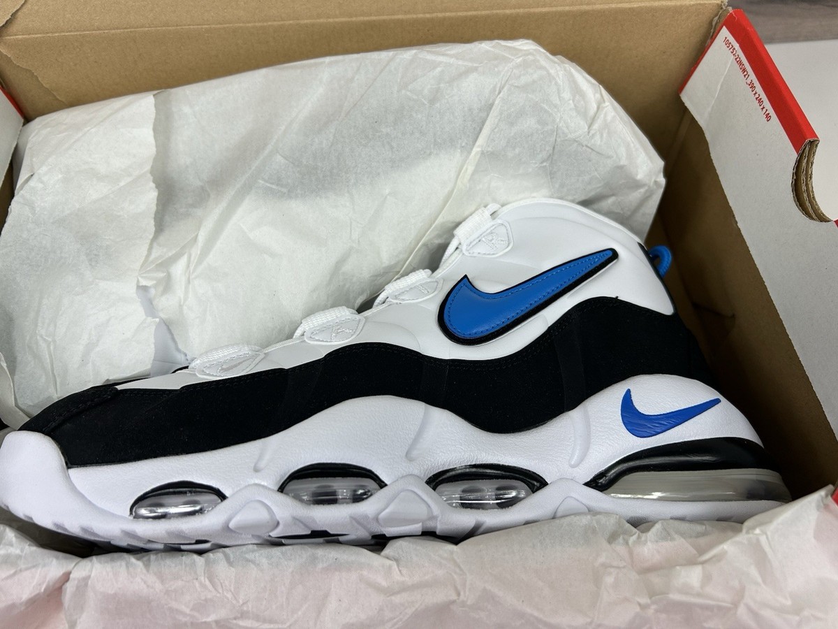 Nike Air Max UPTEMPO '95 White Photo Blue Black CK0892-103 Men's