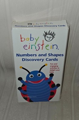 Baby Einstein Numbers and Shapes Cards 25 + 3 Blank NO Parent's Guide