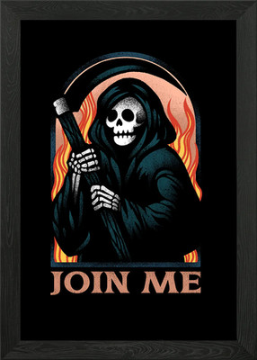 Join me Gerahmtes Wandbild Poster Leinwanddruck Bild