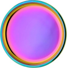 Stainless Steel Kids Plates 9"Colorful Stainless Steel Plate Pediatrician Design