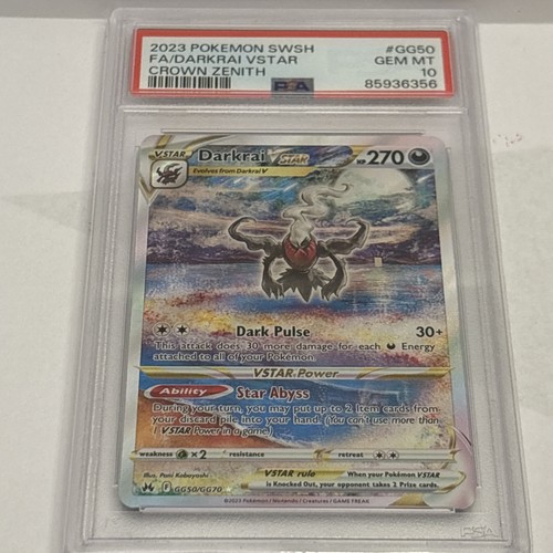2023 Crown Zenith Leafeon VSTAR Alternative Art PSA 10 GG35/GG70 PSA 10