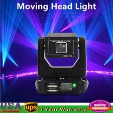 Animation RGB Laser Moving Head Projector Stage Light For DJ Bar Party Stage 6W