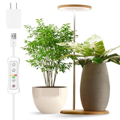 yadoker Plant Grow Light for Indoor Plant, Bamboo Mini LED Grow Light Garden,...