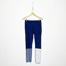 Outdoor Voices Dipped Warm Up Leggings Colorblock navy Blue womens Medium M