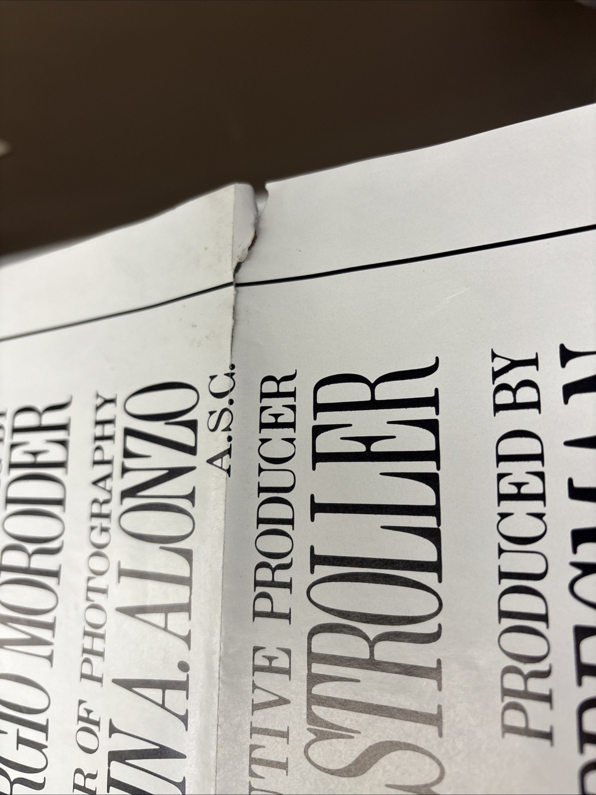 Al Pacino Scarface 1983 Poster 27x40 3/4