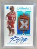 Greg Brown 2021 Panini Flawless Collegiate #136 Platinum RC Patch Auto 1/1