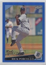 2009 Topps Chrome Blue Refractor 108/199 Rick Porcello #200 1f0