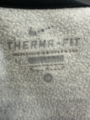 Nike Damen grau meliert durchgehender Reißverschluss Therma-Fit Jacke Größe Medium - Bild 3 von 4