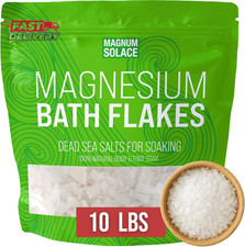 Magnesium Flakes for Bath - Magnesium Chloride Flakes - Dead Sea Salts for Soaki