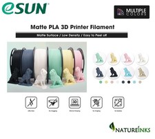 eSun 3D PLA Matte Printer Filament 1.75mm 1KG 2.2LB Multi color UK