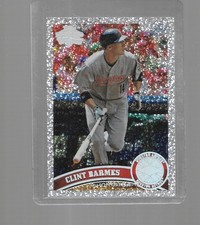 2011 TOPPS BASEBALL SILVER SPARKLE CLINT BARMES #659