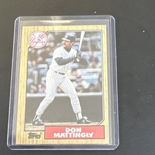 1987 Topps Don Mattingly #500 New York Yankees Baseball Base Set Card