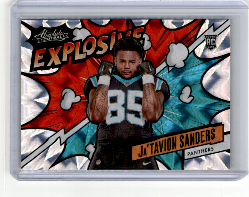 Ja'Tavion Sanders 2024 Panini Absolute Explosive RC SSP Panthers Case Hit