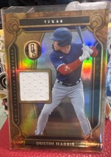 2023 Panini Chronicles - Gold Standard Swatches Dustin Harris #GSS-DH (MEM, RC)