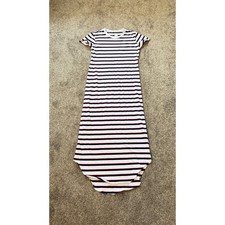Frank & Eileen Harper Perfect Tee Maxi Dress Size Small Red Navy White