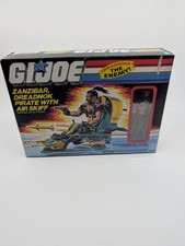 Vintage Hasbro GI Joe ARAH Zanzibar Dreadnok Pirate w  Air Skiff Sealed 1987