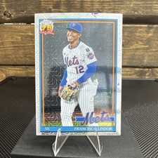 Topps Series 1 2026 Francisco Lindor Chrome Mojo #91C-90 Mets MLB Card