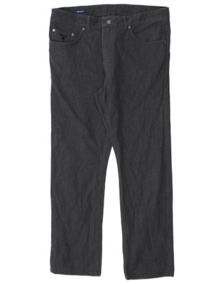 GAP Herren Freizeithose Jason Regular Fit W34 L28 schwarz Baumwolle CA14