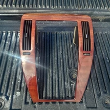 2007-2011 Cadillac STS Woodgrain Center Dash Navigation Vent Trim Bezel radio