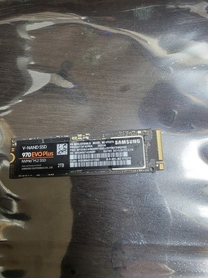 Samsung 970 EVO Plus 2TB PCIe NVMe M.2 2280 Internal SSD MZ-V7S2T0 - 99% Health