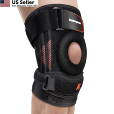 New Upgraded 2-in-1 Professional Knee Brace for Pain S/M, Black
