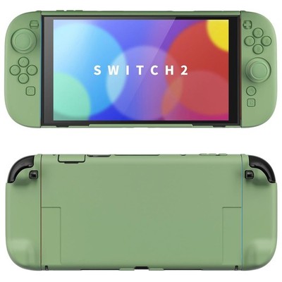 Hard Case for Nintendo Switch 2 with Extra Stand & Thumb Grip Caps-Matcha Green