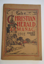 1912 SC Almanac - The Christian Herald Almanac - FIRST - Lovely Condition!