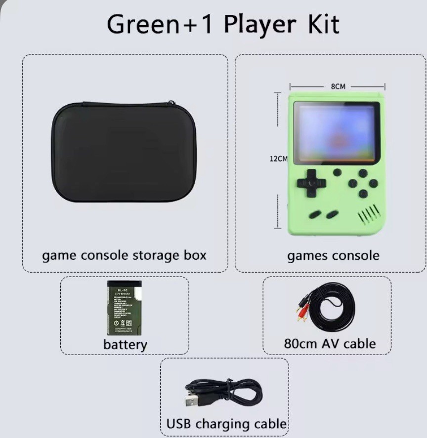 Mini Console Retro Gameboy 5'' | Emulatore TV 500 Giochi
