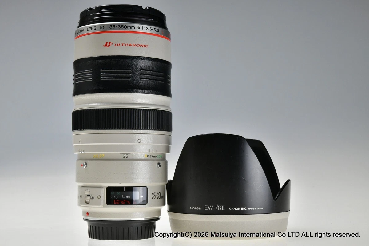 Canon EF Camera Lenses 35-350mm Focal f/3.5-5.6 Maximum Aperture