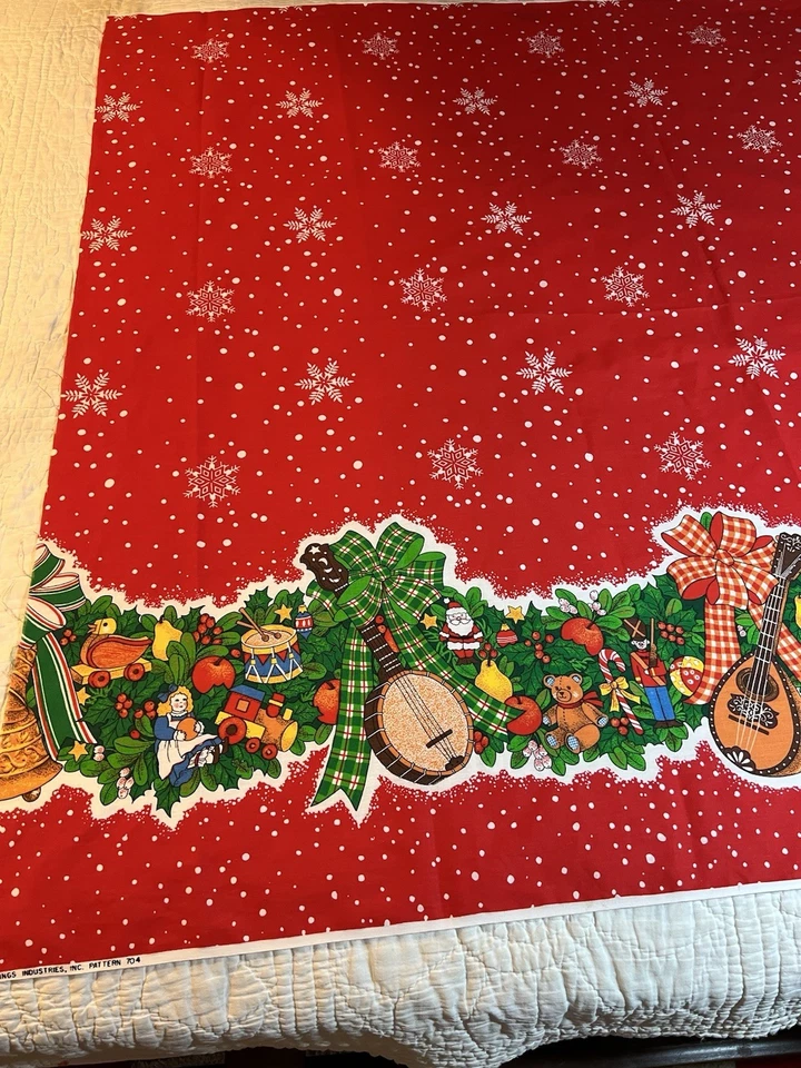 54" 1983 American Greetings Permanent Press Fabric Springs Industries #704, 45" - Image 2 of 4