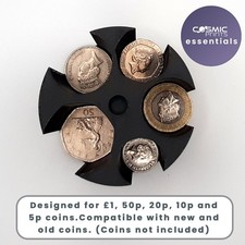 UK Coin Holder ? Organiser Tray for �1, 50p, 20p, 10p & 5p Coins ? Made in UK