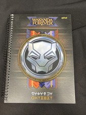 Spiral Hardcover Wakanda Forever 80 Page Notebook W/Stickers