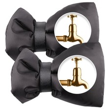 2 Pack Outdoor Faucet Covers for Winter Freeze Hose Bib Protector Spout Cover
