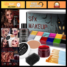 Professional SFX Makeup Kit - Face Body Paint for Halloween Cosplay