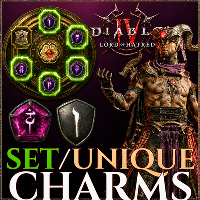 #ad #ad 💥Diablo 4💥SET UNIQUE TALISMANS🔥CHARMS 🔥 SEALS Season 13 of Reckoning D4 $249.99