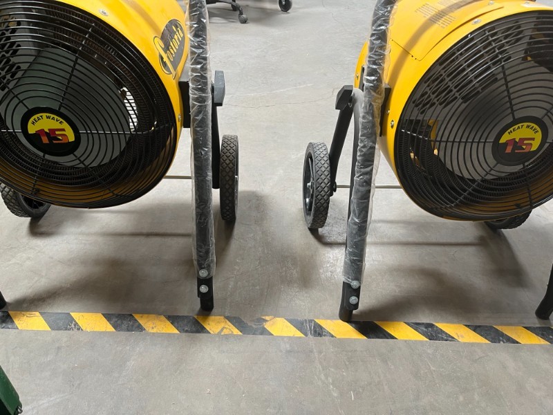 Fostoria F15-FES-3A Electric Salamander Heater | 15kW 208V 3-Phase | 800 CFM