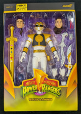 Super7 Ultimates Mighty Morphin Power Rangers White Ranger Action Figure NIB