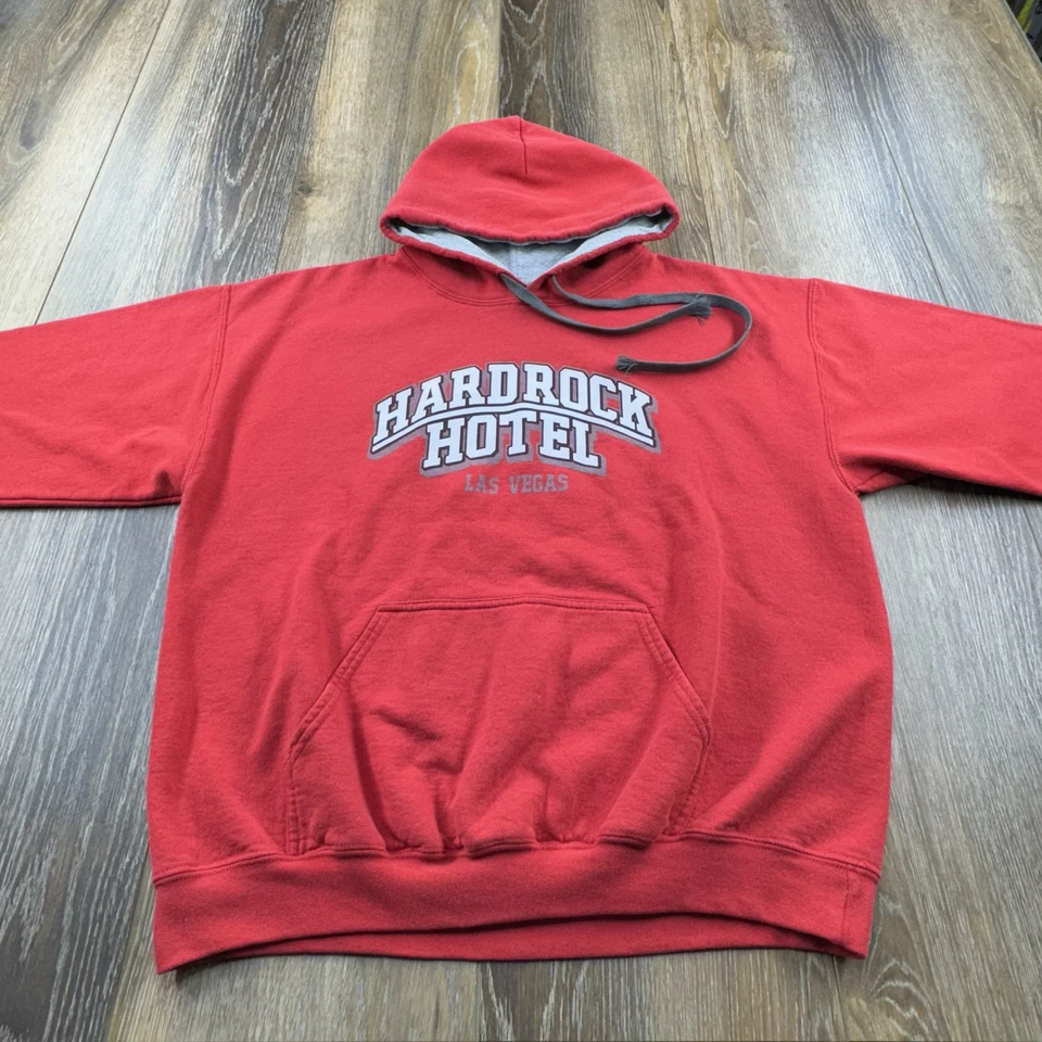 Sudadera con capucha vintage Hard Rock Café para hombre L gris Tulsa OK Hotel EE. UU. Foto 3 de 4