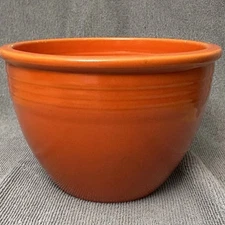 Vintage Fiesta #2 Mixing/Nesting Bowl Original ORANGE  6" X 4”  1936-1944 ribs