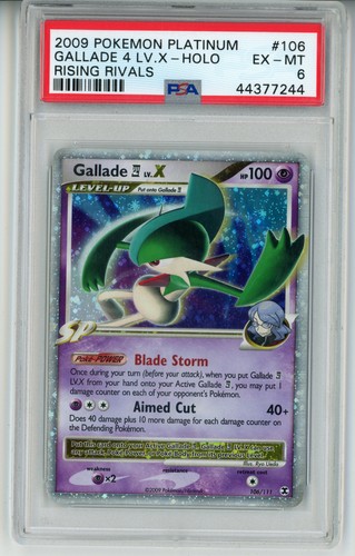 Gallade E4 LV.X graded PSA 8 for sale on eBay