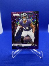 2024 Panini Prizm Purple Disco Prizm KYLE HAMILTON /49 #23 Ravens Color Match
