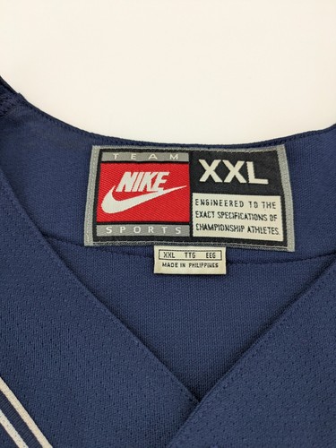 Vintage Penn State Nittany Lions Jersey Mens XXL Blue Nike Button Up Baseball - Picture 6 of 11