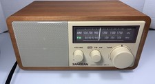 Sangean WR-11 AM/FM Tabletop Radio Wood Cabinet Tested