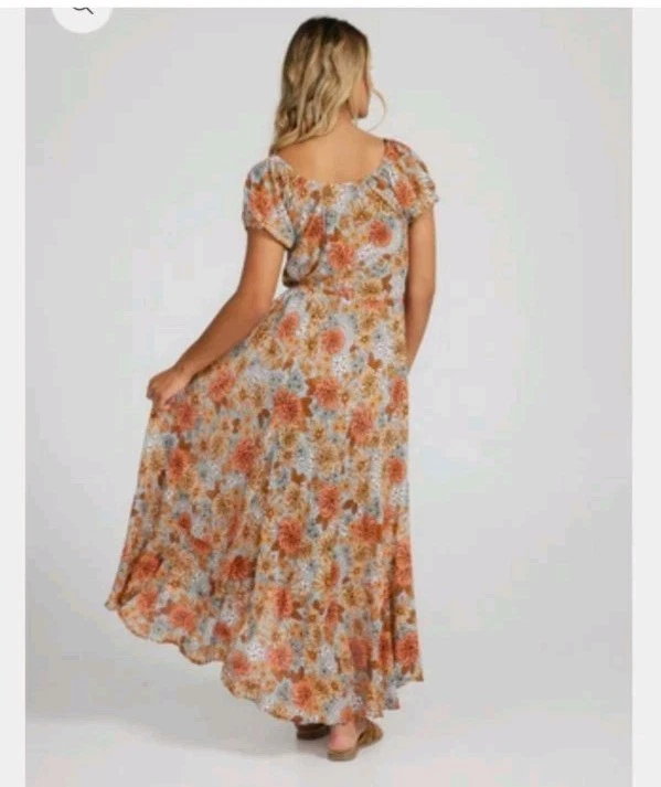 UNDERCOVER Abito Talismano Rhiannon Secret Garden donna piccolo floreale orlo alto basso nuovo con etichette NUOVO!