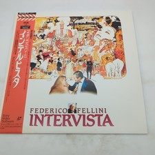 Intervista Fellini Japan Laserdisc 78LS65 w/OBI Sony Cine Saison Mastroianni