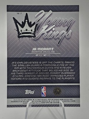 2025-26 Bowman Chrome Young Kings Ja Morant #YK-7 Memphis