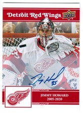25/26 2025 DETROIT RED WINGS CENTENNIAL BASE AUTOGRAPH AUTO RED 1-98 U-Pick List